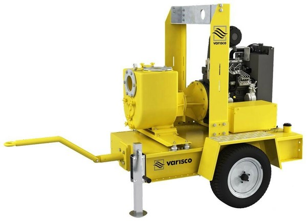 Дизельная мотопомпа Varisco JD 6-350 G10 SVM17 TRAILER